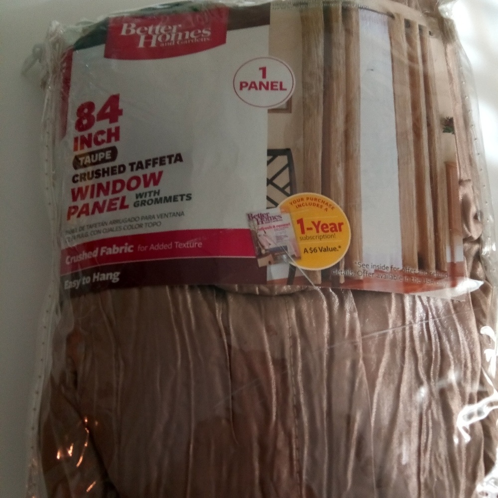 4/$20 curtain panels